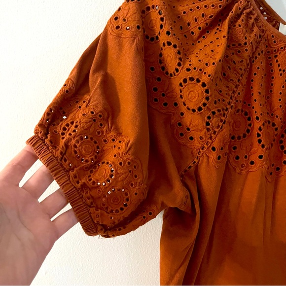 LOFT Eyelet Yoke Top Size Small - Picture 8 of 8